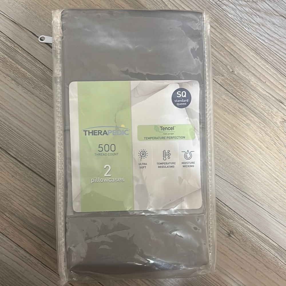 Target Therapedic Tencel Pillowcases - Silver